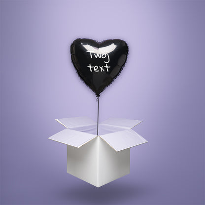 Balon personalizowany, balon z Twoim napisem - balon z helem w kartonie